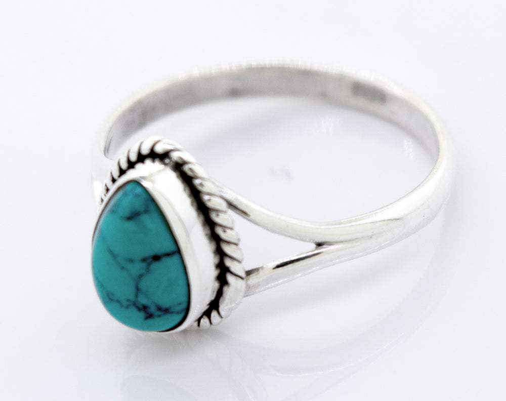 
                  
                    Vibrant Teardrop Shape Turquoise Ring
                  
                