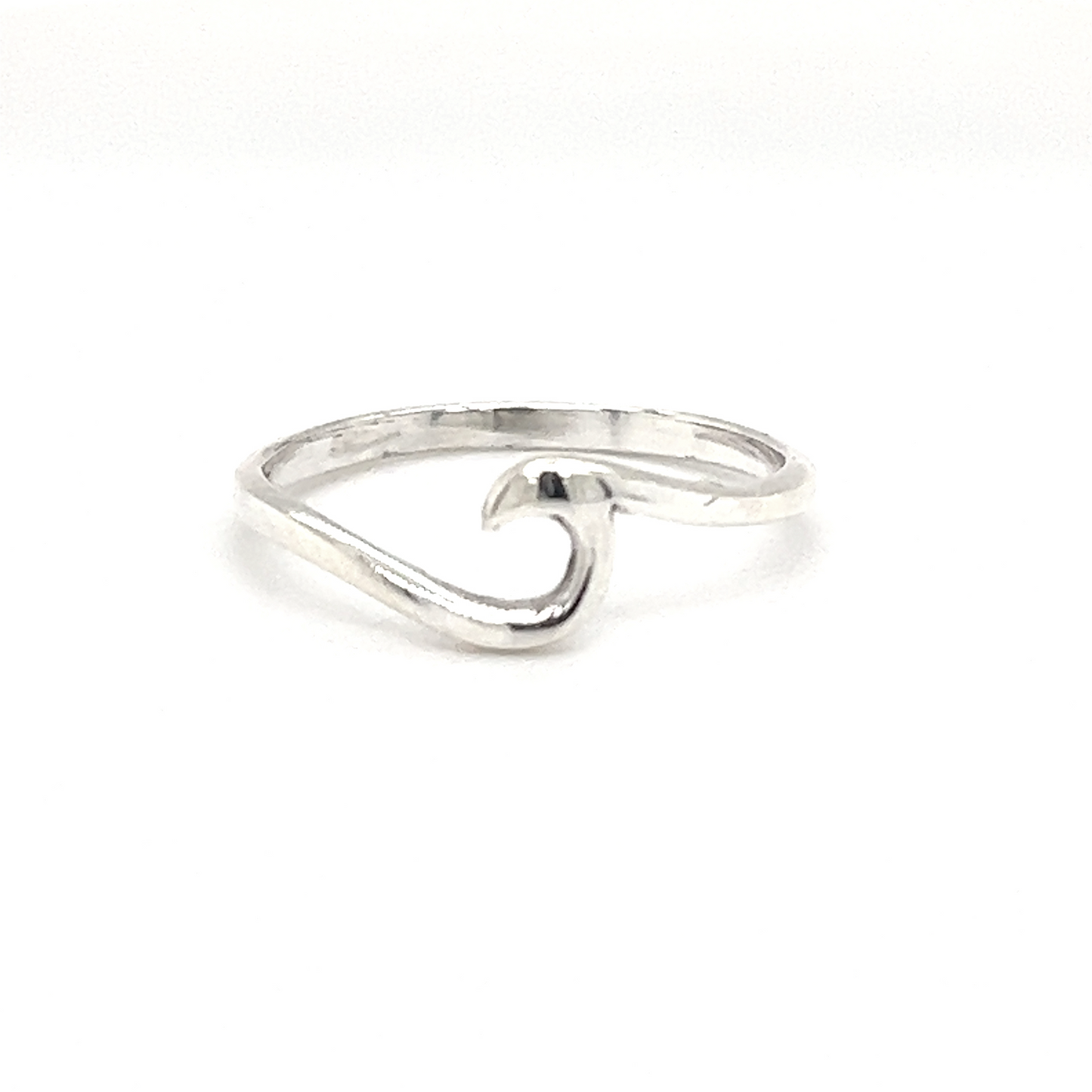 
                  
                    A Thin Wire Wave Ring made of sterling silver, perfect for beachgoers who love the ocean waves.
                  
                
